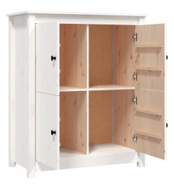 Buffet Blanc 83x41,5x100 cm Bois massif de pin