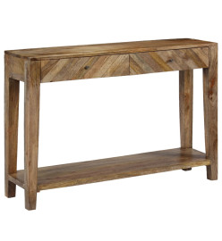 Table console Bois de manguier massif 118 x 30 x 80 cm