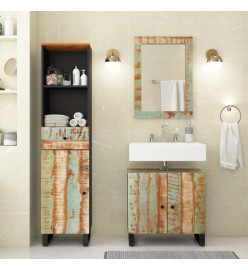 Ensemble de meubles de salle de bain 3 pcs bois massif récupéré