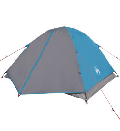 Tente de camping 3 personnes bleu 240x217x120 cm taffetas 190T