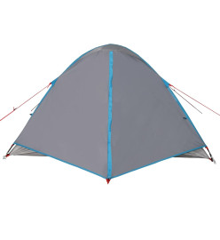 Tente de camping 3 personnes bleu 240x217x120 cm taffetas 190T