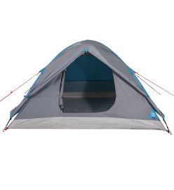 Tente de camping 3 personnes bleu 240x217x120 cm taffetas 190T