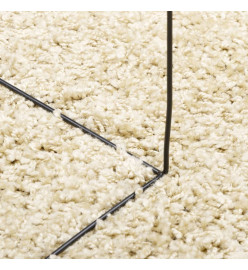 Tapis shaggy à poils longs moderne doré 300x400 cm