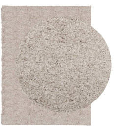 Tapis shaggy à poils longs moderne beige 300x400 cm