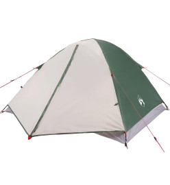 Tente de camping 3 personnes vert 240x217x120 cm taffetas 190T