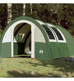 Tente de camping 4 personnes vert 483x340x193 cm taffetas 185T