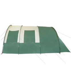 Tente de camping 4 personnes vert 483x340x193 cm taffetas 185T