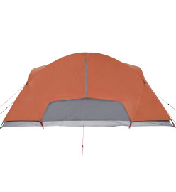 Tente de camping 8 personnes 360x430x195 cm taffetas 190T