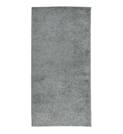 Tapis shaggy à poils longs moderne vert 100x200 cm