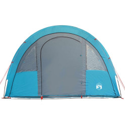 Tente de camping 4 personnes bleu 483x340x193 cm taffetas 185T