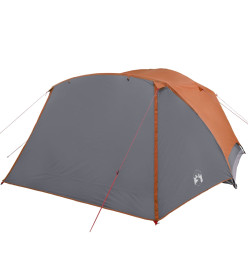 Tente de camping 4 personnes 350x280x155 cm taffetas 190T