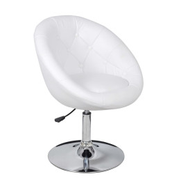 Tabouret de bar Blanc Similicuir