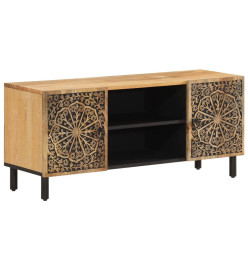 Meuble TV 105x33x46 cm Bois massif de manguier