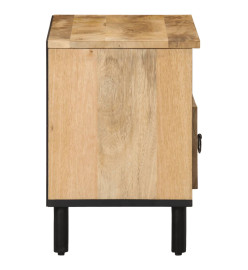 Meuble TV 80x33x46 cm bois massif de manguier