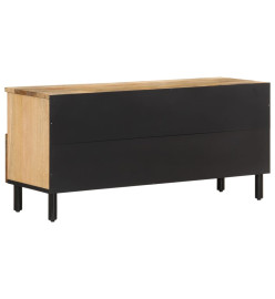 Meuble TV 100x33x46 cm bois massif de manguier