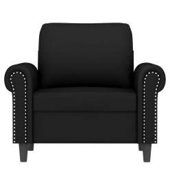 Fauteuil Noir 60 cm Velours