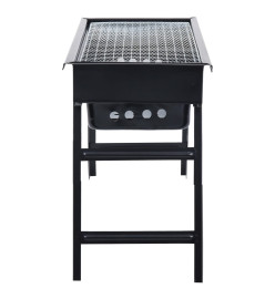 Barbecue portable de camping Acier inoxydable 60x22,5x33 cm