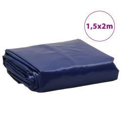 Bâche bleu 1,5x2 m 600 g/m²