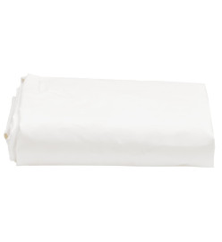 Bâche blanc 5x6 m 600 g/m²