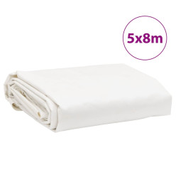 Bâche blanc 5x8 m 600 g/m²