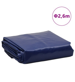 Bâche bleu Ø 2,6 m 600 /m²