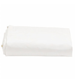 Bâche blanc 1,5x2,5 m 600 g/m²