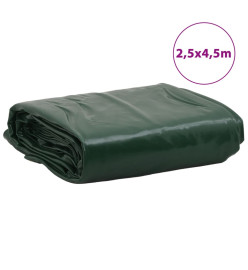 Bâche vert 2,5x4,5 m 600 g/m²