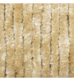 Rideau anti-mouches beige 100x200 cm chenille