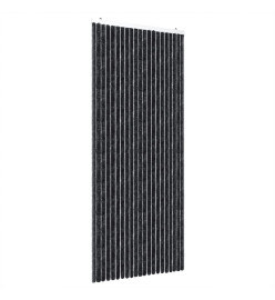 Rideau anti-mouches anthracite 100x230 cm chenille