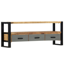 Meuble TV 130 x 30 x 50 cm Bois massif de manguier