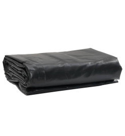 Bâche anthracite 4x5 m 600 g/m²