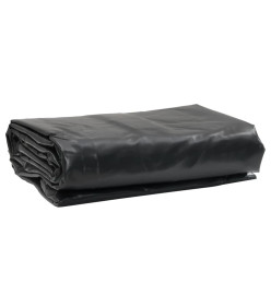 Bâche anthracite 2,5x3,5 m 600 g/m²