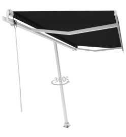 Auvent automatique sur pied 450x350 cm Anthracite