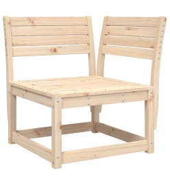 Salon de jardin 6 pcs bois de pin massif