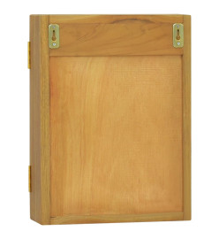 Armoire à miroir 30x10x40 cm Bois de teck solide