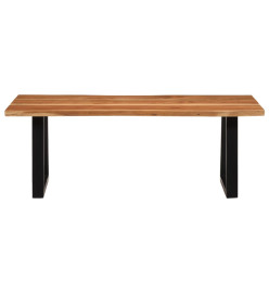 Table basse 110x55x40 cm bois massif d'acacia