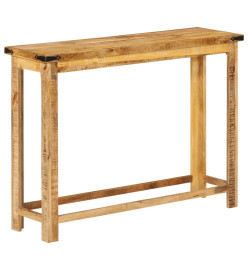Table console 100x30x75 cm bois de manguier solide