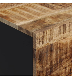 Buffet avec 3 tiroirs 40x33,5x75 cm bois massif de manguier