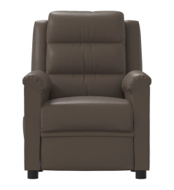 Fauteuil de massage électrique Gris Similicuir