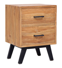 Table de chevet 40 x 35 x 55 cm Teck solide