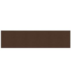 Panneaux muraux 12 pcs Marron 60x15 cm Tissu 1,08 m²