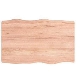 Dessus de table bois chêne massif traité bordure assortie