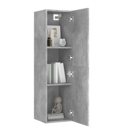 Ensemble de meubles TV 6 pcs Gris béton Aggloméré