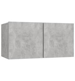 Ensemble de meubles TV 6 pcs Gris béton Aggloméré