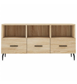 Meuble TV chêne sonoma 102x36x50 cm bois d'ingénierie