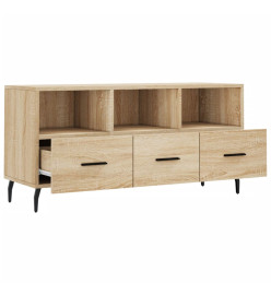 Meuble TV chêne sonoma 102x36x50 cm bois d'ingénierie