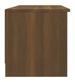 Meuble TV Chêne marron 102x35,5x36,5 cm Bois d'ingénierie