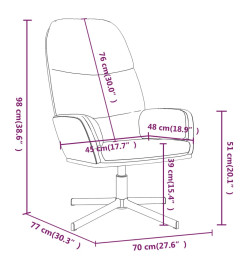 Chaise de relaxation avec tabouret Rouge Similicuir