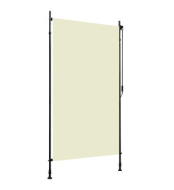 Store roulant d'extérieur 120 x 270 cm Crème