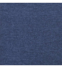 Panneaux muraux 12 pcs Bleu 30x15 cm Tissu 0,54 m²